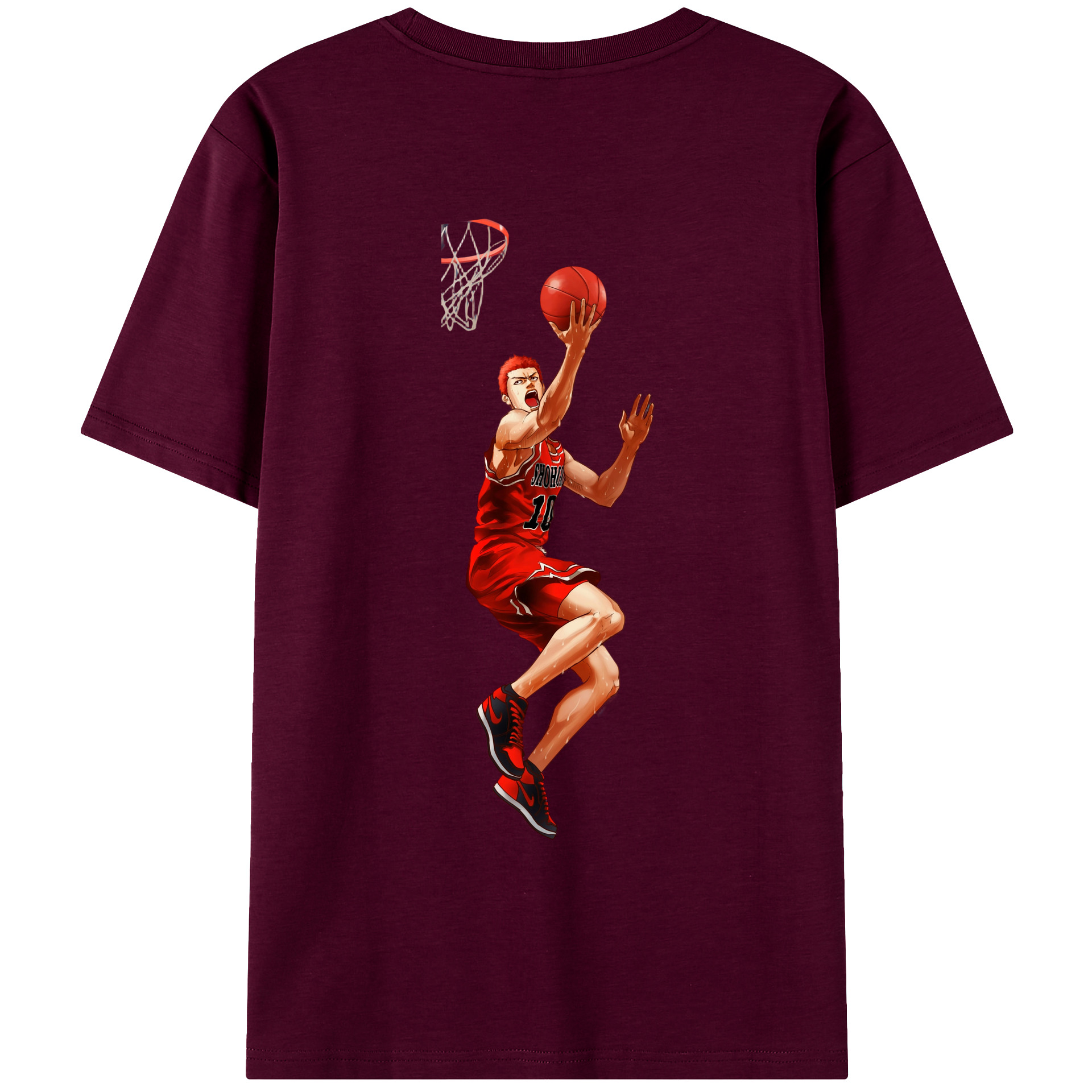 （画像用） SLAM DUNK／スラムダンク レディース半袖Tシャツ(バックプリント)